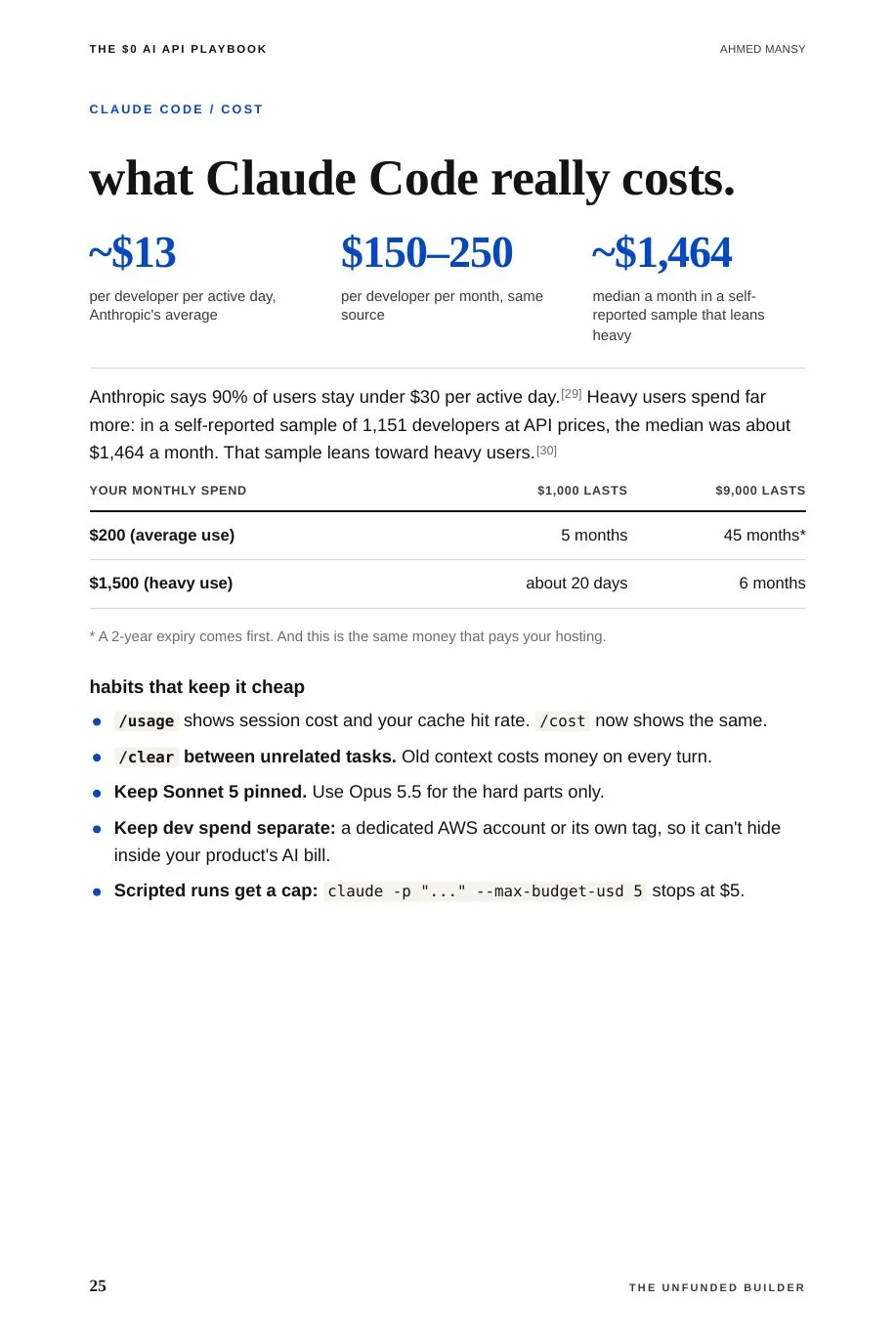 Vol. 3, page 25: What Claude Code really costs